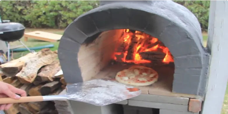 Wood Fired Pizza Oven Plans DIY Outdoor Cooking Pizza Patio Party Ribs Backyard Woodfired