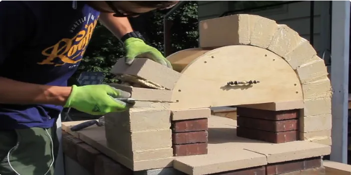 Wood Fired Pizza Oven Plans DIY Outdoor Cooking Pizza Patio Party Ribs Backyard Woodfired