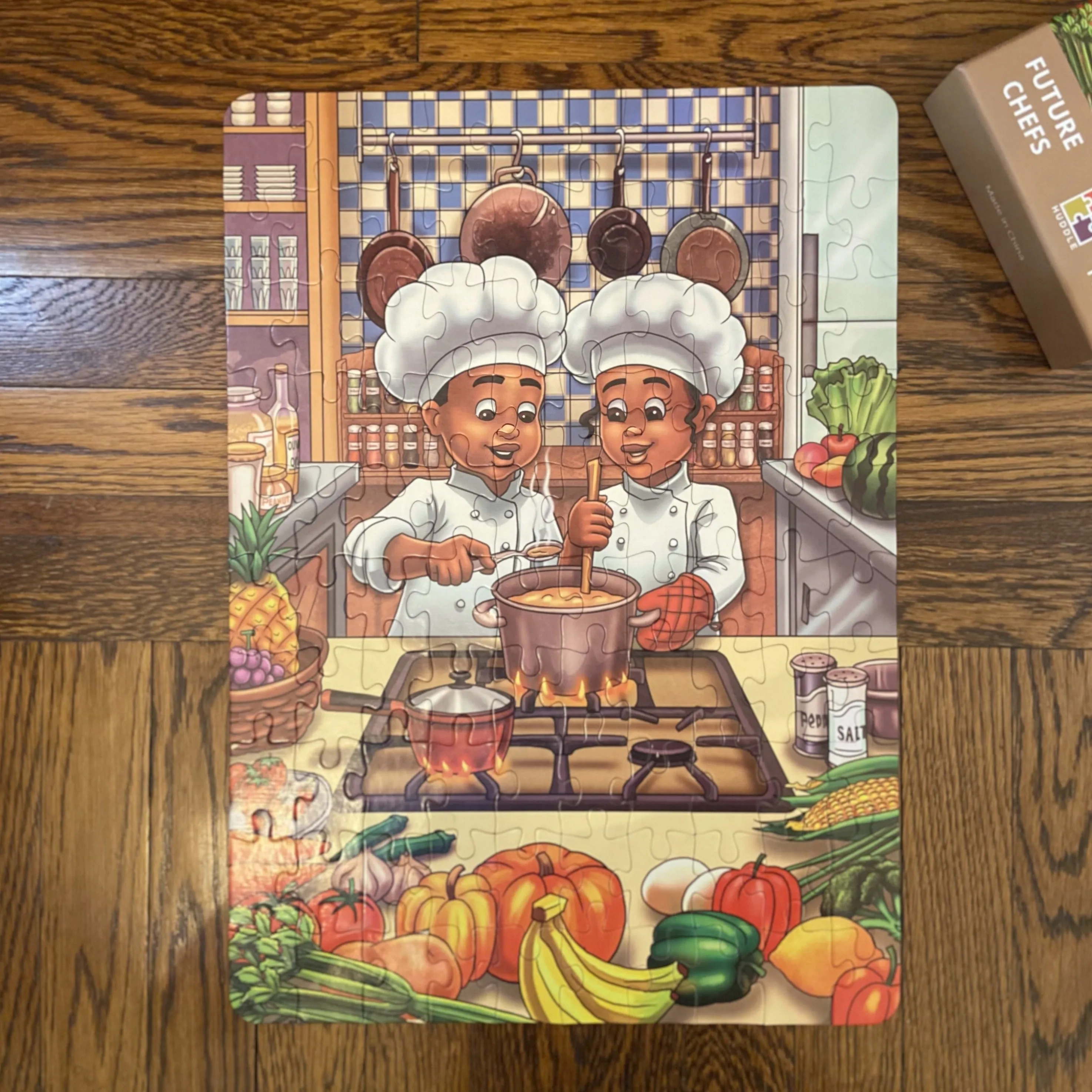 XL Future Chefs Puzzle - Multicultural Puzzle for Kids (100 Pieces)