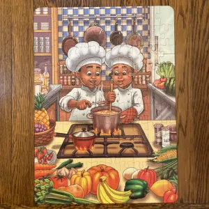 XL Future Chefs Puzzle - Multicultural Puzzle for Kids (100 Pieces)