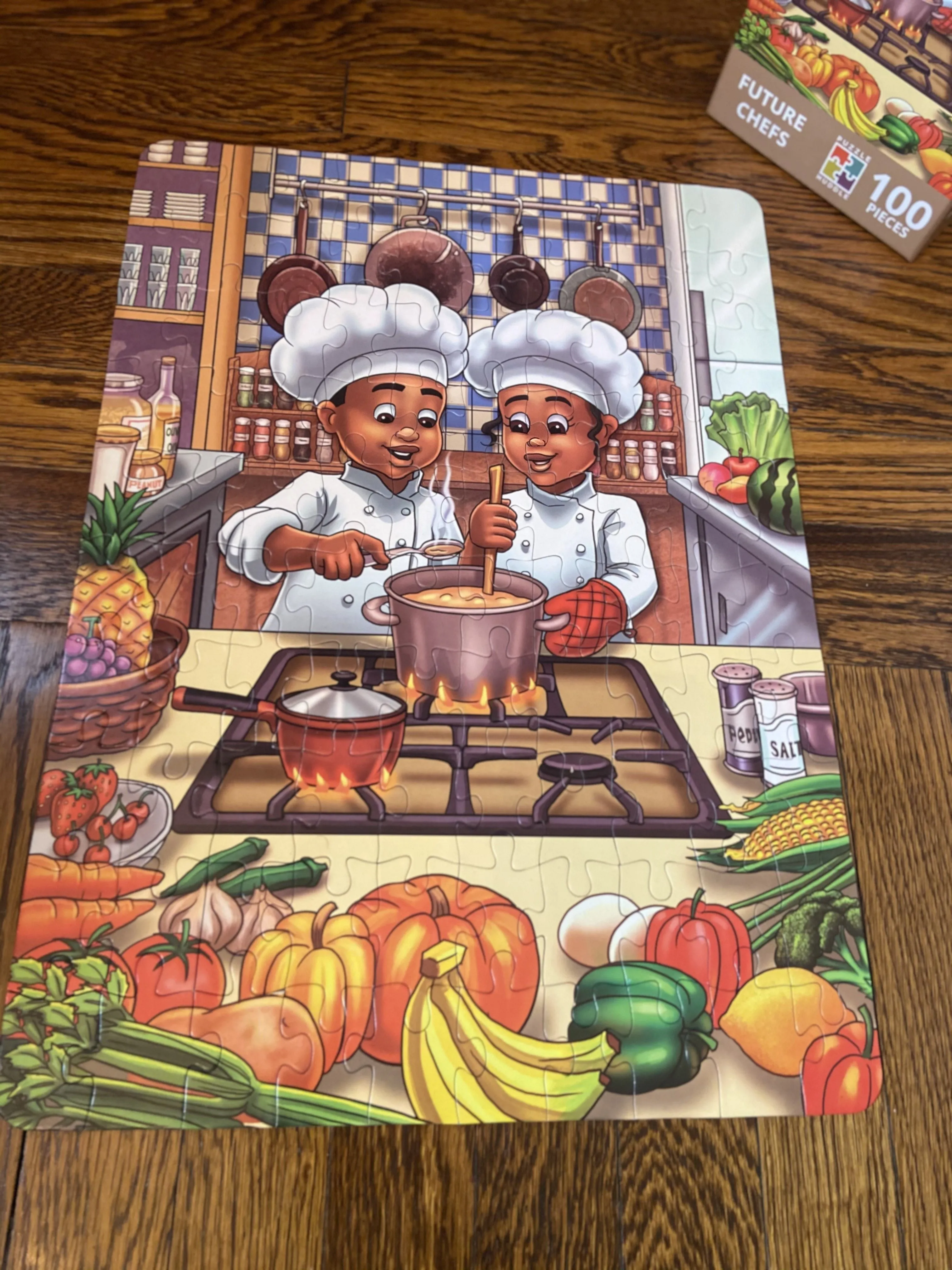 XL Future Chefs Puzzle - Multicultural Puzzle for Kids (100 Pieces)